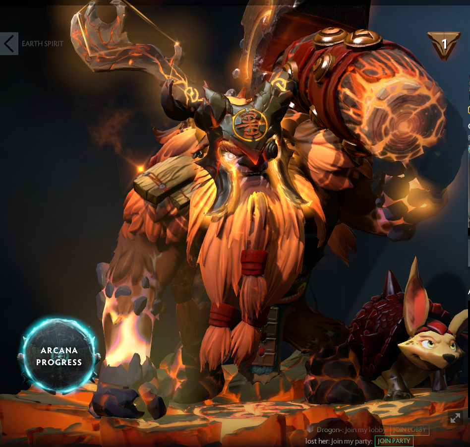 Earthshaker Arcana Style 2 Unlock Vikingdota