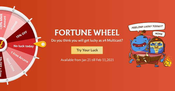 [Promotion] New Event Released: WHEEL OF FORTUNE