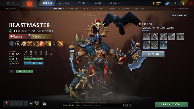 Legend I | MMR: 3228 - Behavior: 10285 - Communication: 10234