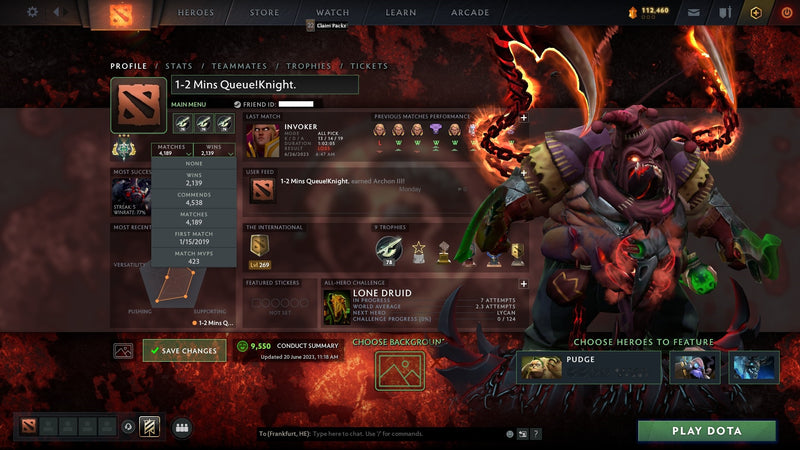 Archon III | MMR: 2621 - Behavior: 9550