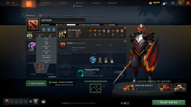 Archon IV | MMR: 2803 - Behavior: 9840