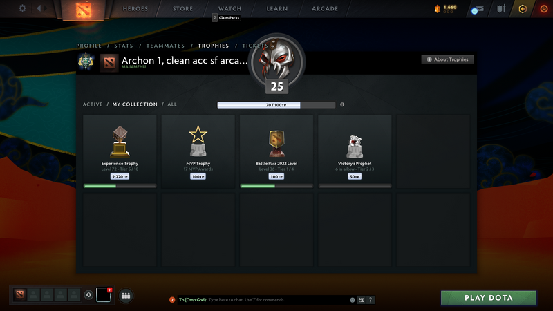 Archon I | MMR: 2231 - Behavior: 9845