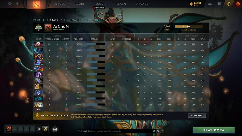 Archon I | MMR: 2305 - Behavior: 9840