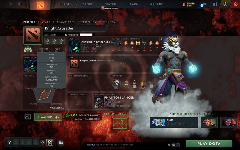 Archon I | MMR: 2237 - Behavior: 9430