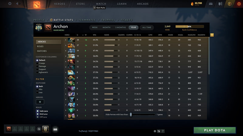 Archon IV | MMR: 2849 - Behavior: 9745