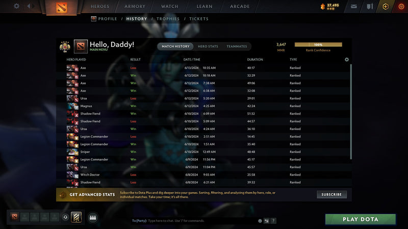 Legend IV | MMR: 3647 - Behavior: 11452 - Communication: 11452