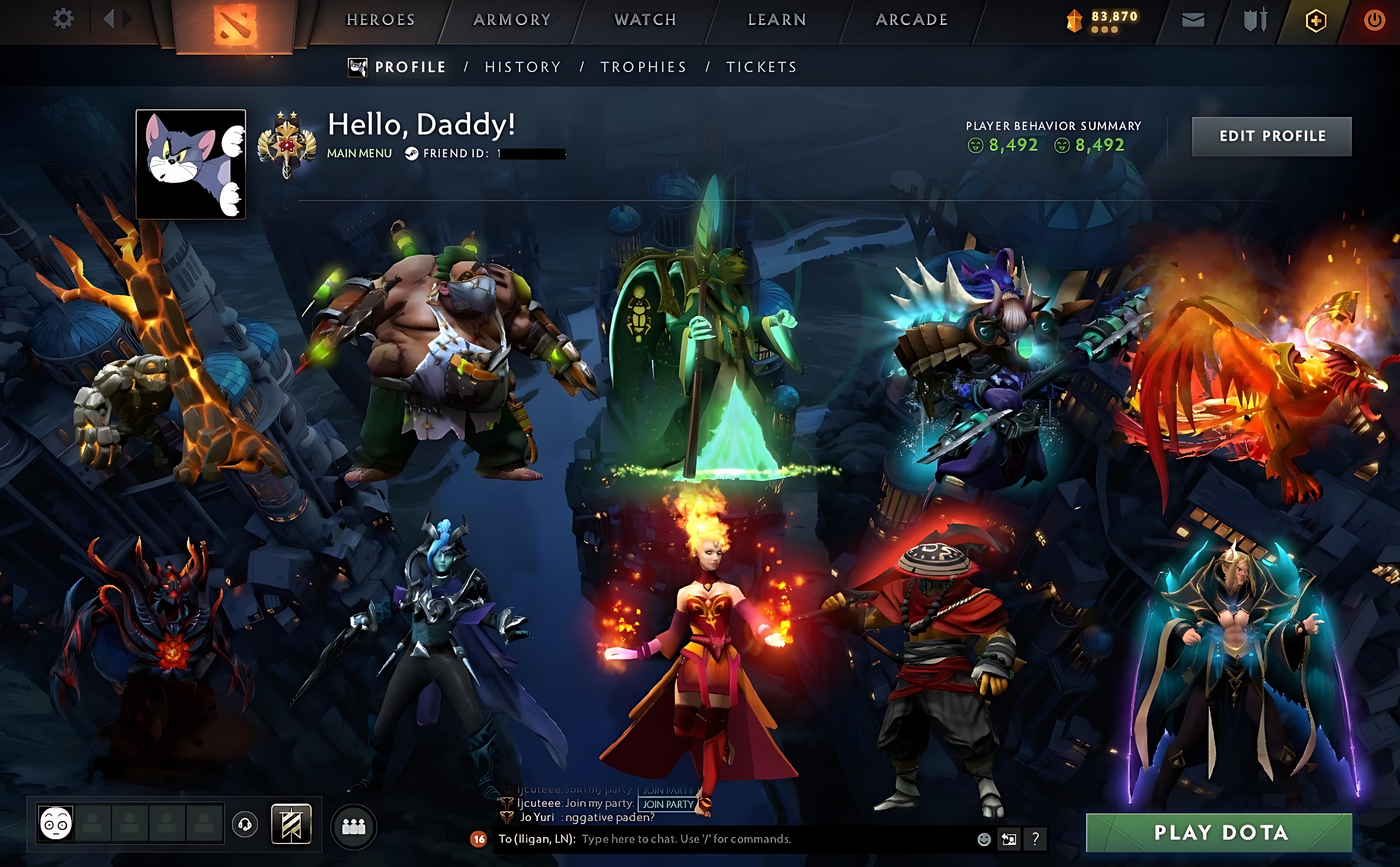 Legend II | MMR: 3148 - Behavior: 8492 - Communication: 8492