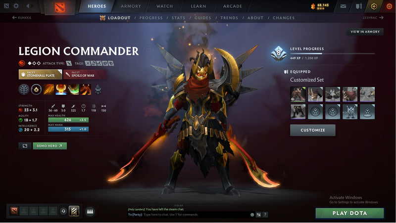 Legend V | MMR: 3776 - Behavior: 9702 - Communication: 9702