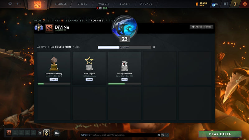 Divine I | MMR: 4623 - Behavior: 10000