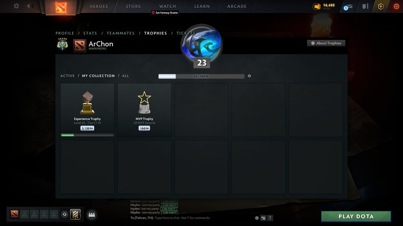 Archon V | MMR: 3064 - Behavior: 10000