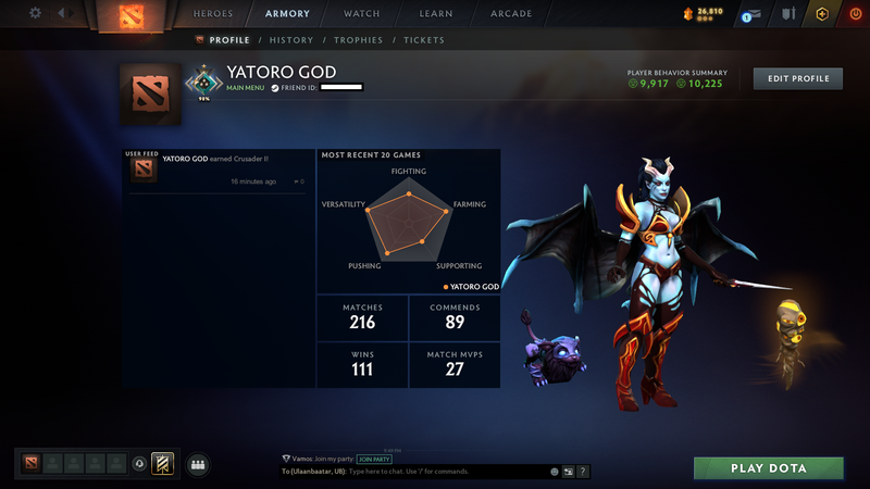 Crusader I | MMR: 1692 - Behavior: 10225 - Communication: 9917