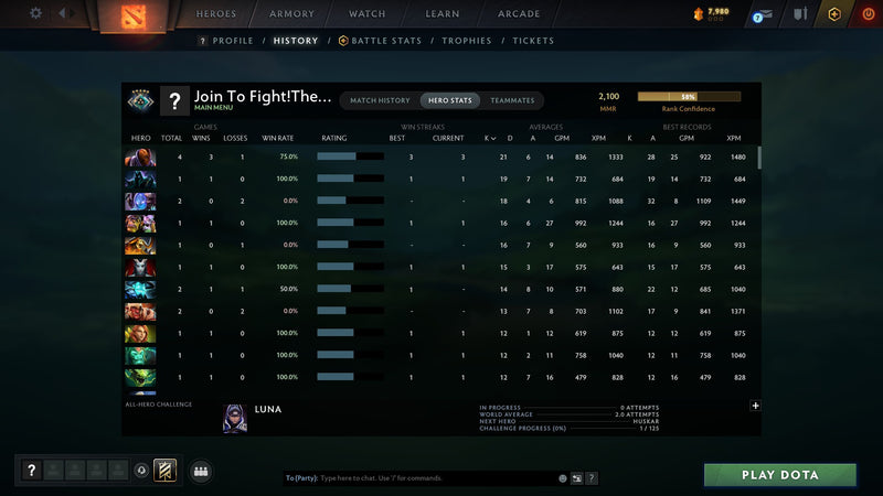 Crusader V | MMR: 2100 - Behavior: 9102 - Communication: 9102