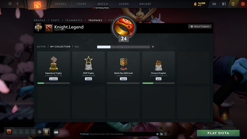 Legend V | MMR: 3644 - Behavior: 10000