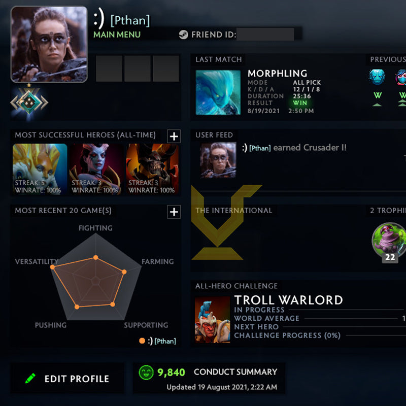 Crusader I |  MMR: 1560 - Behavior: 9840