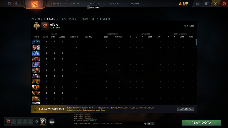 Legend III | MMR: 3410 - Behavior: 10000