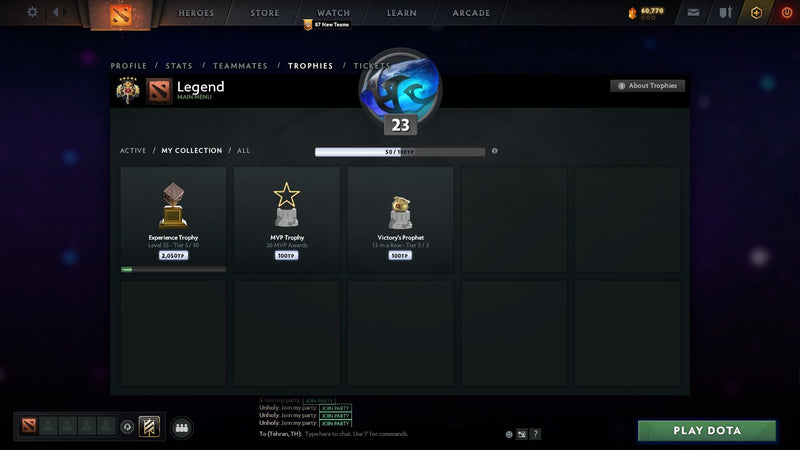 Legend V | MMR: 3810 - Behavior: 10000