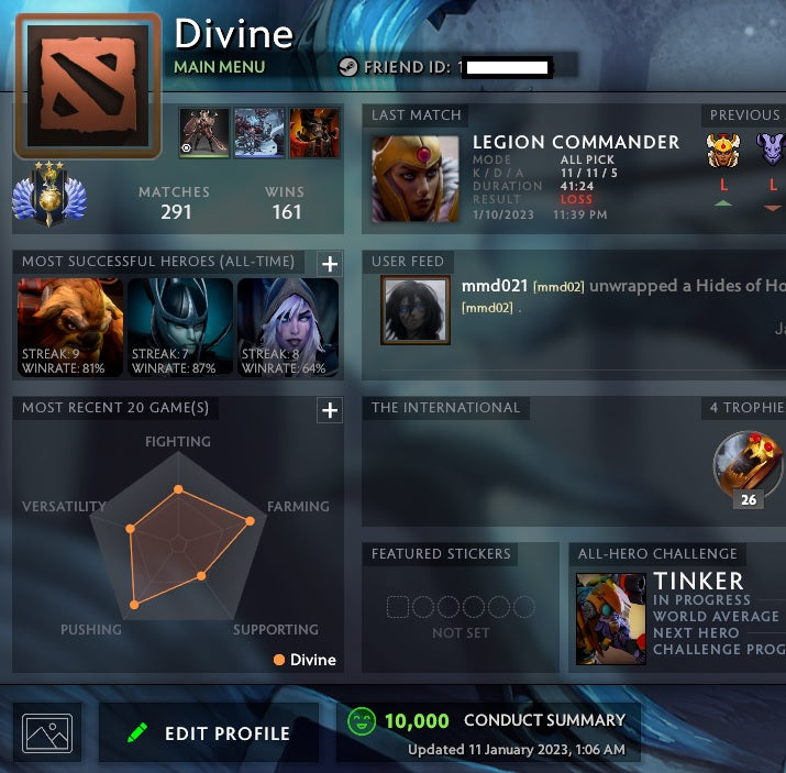 Divine III | MMR: 5050 - Behavior: 10000