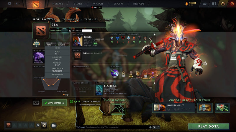 Archon I | MMR: 2330 - Behavior: 9675