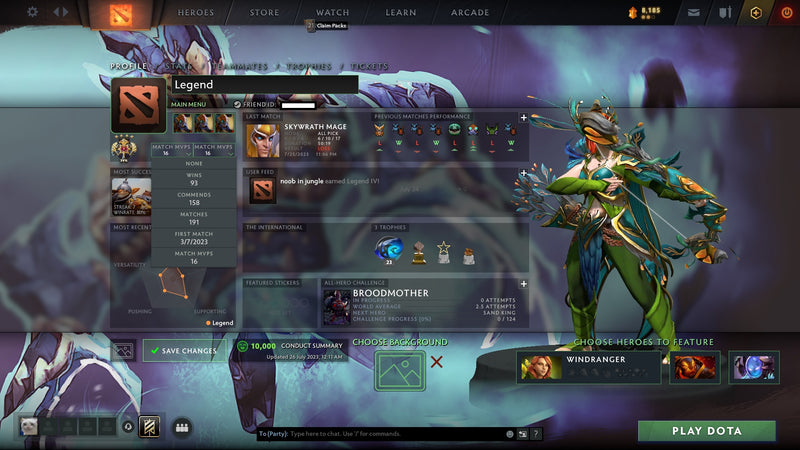 Legend IV | MMR: 3595 - Behavior: 10000