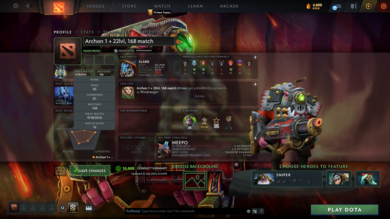 Archon I | MMR: 2393 - Behavior: 10000