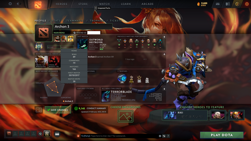 Archon III | MMR: 2740 - Behavior: 9145