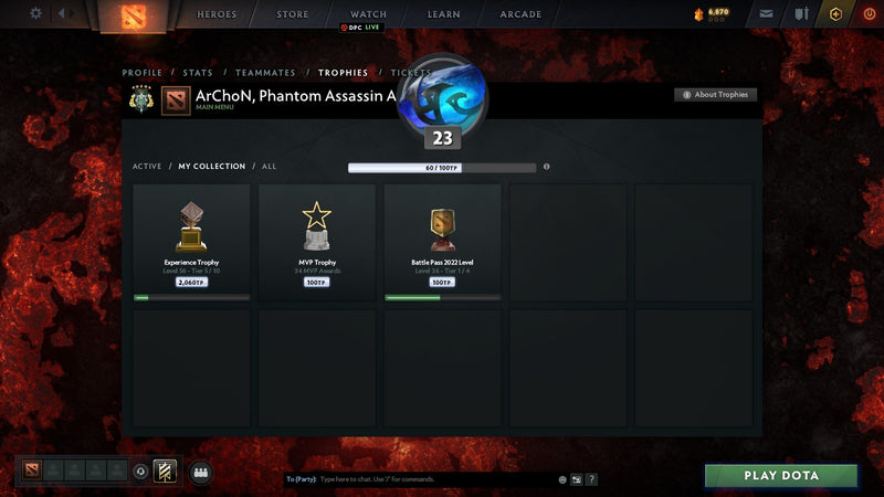 Archon V | MMR: 2970 - Behavior: 10000