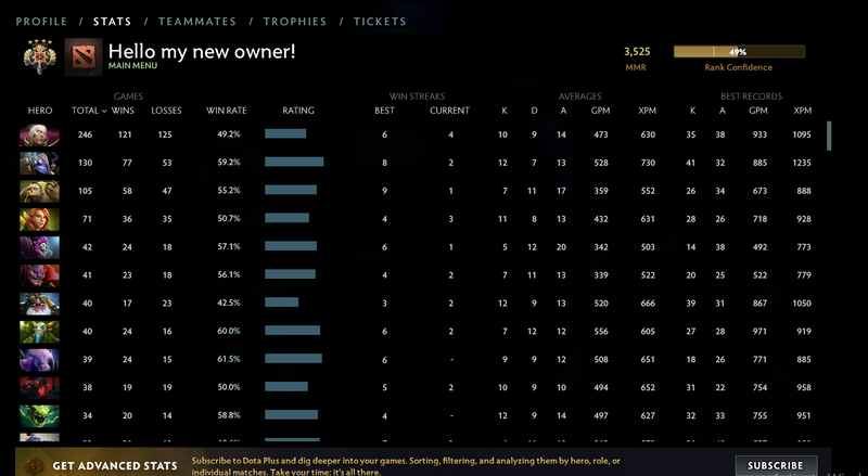 Legend IV | MMR: 3525 - Behavior: 9975 - Communication: 9975