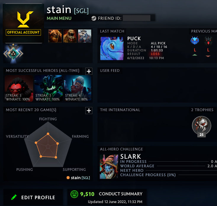 Crusader I | MMR: 1370 - Behavior: 9510